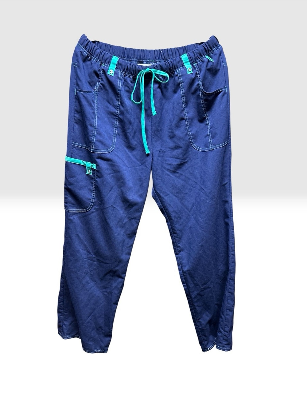 Scrubs - ScrubStar Drawstring Utility Pants - Teal Accents